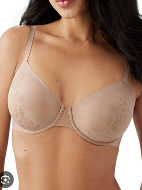 Wacoal Confidence Boost Seamless Underwire Ultimate Lift Bra sz 34G Nude